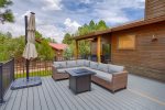 Ample space to entertain on the back deck